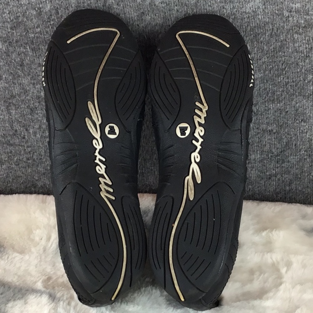 Merrell Black Zip Top Athletic Shoes Slip-On Sneakers Walking Shoes Size 9 - Picture 10 of 11